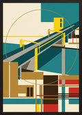 Poster in oak frame