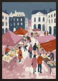 Poster in black frame