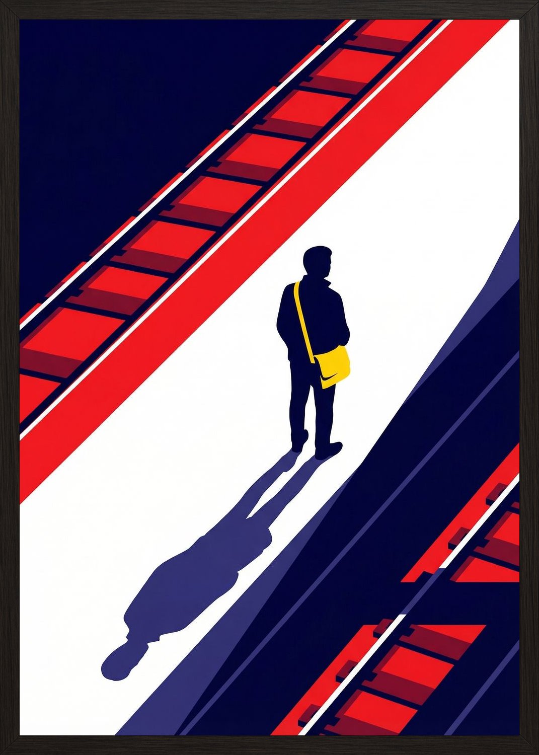 Poster in black frame