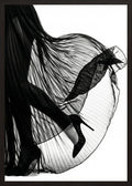 Poster in black frame