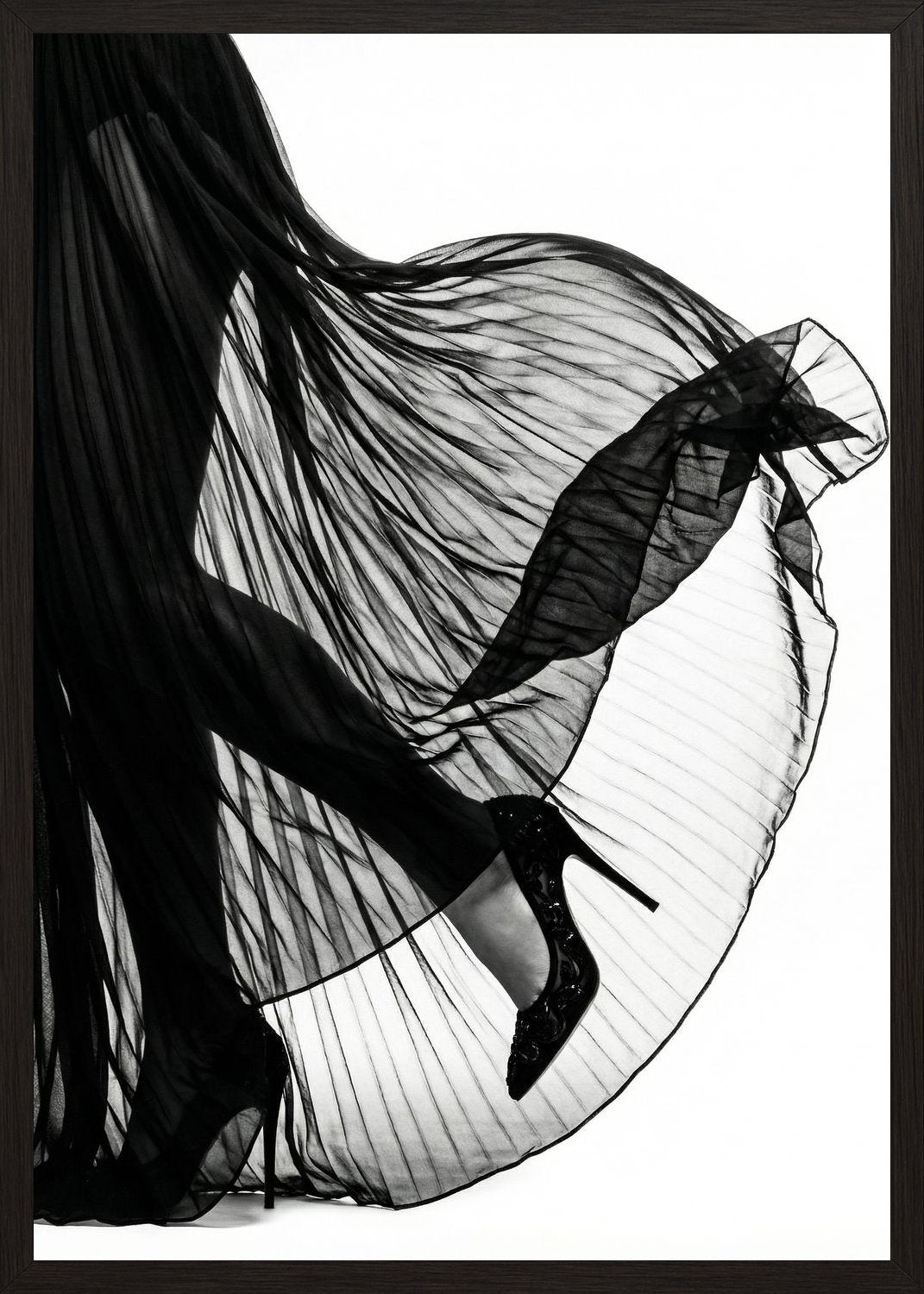 Poster in black frame