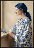 Poster in oak frame