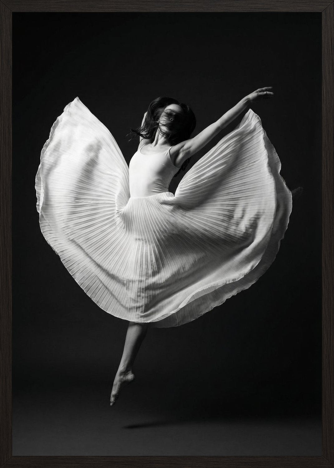 Poster in black frame