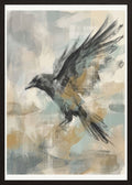 Poster in black frame