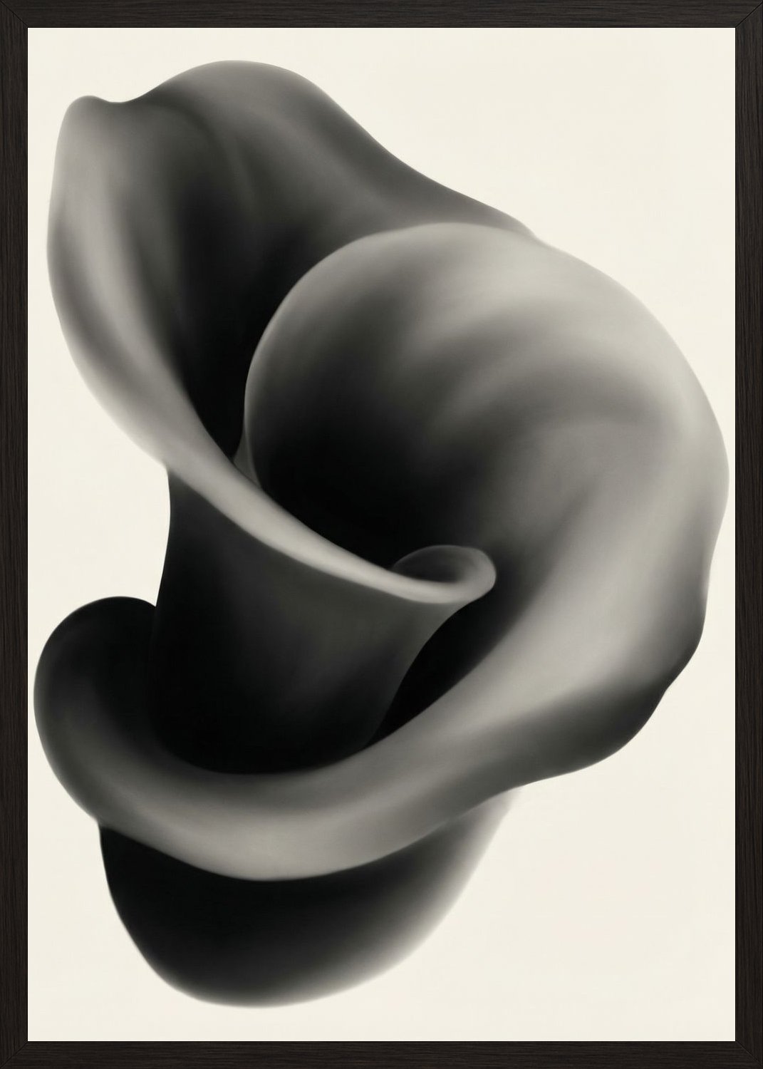 Poster in black frame