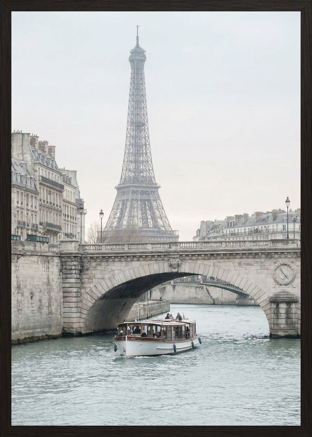 Poster in black frame