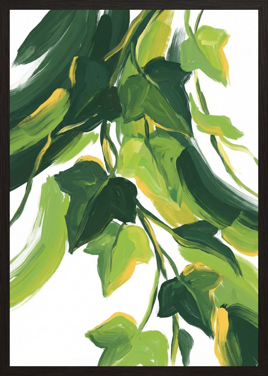 Poster in oak frame
