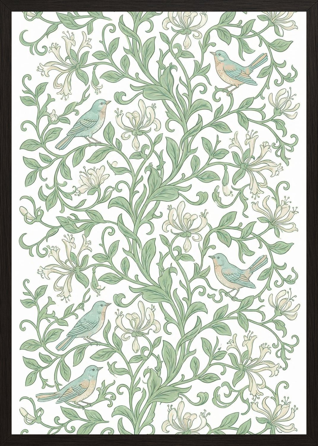 Poster in black frame