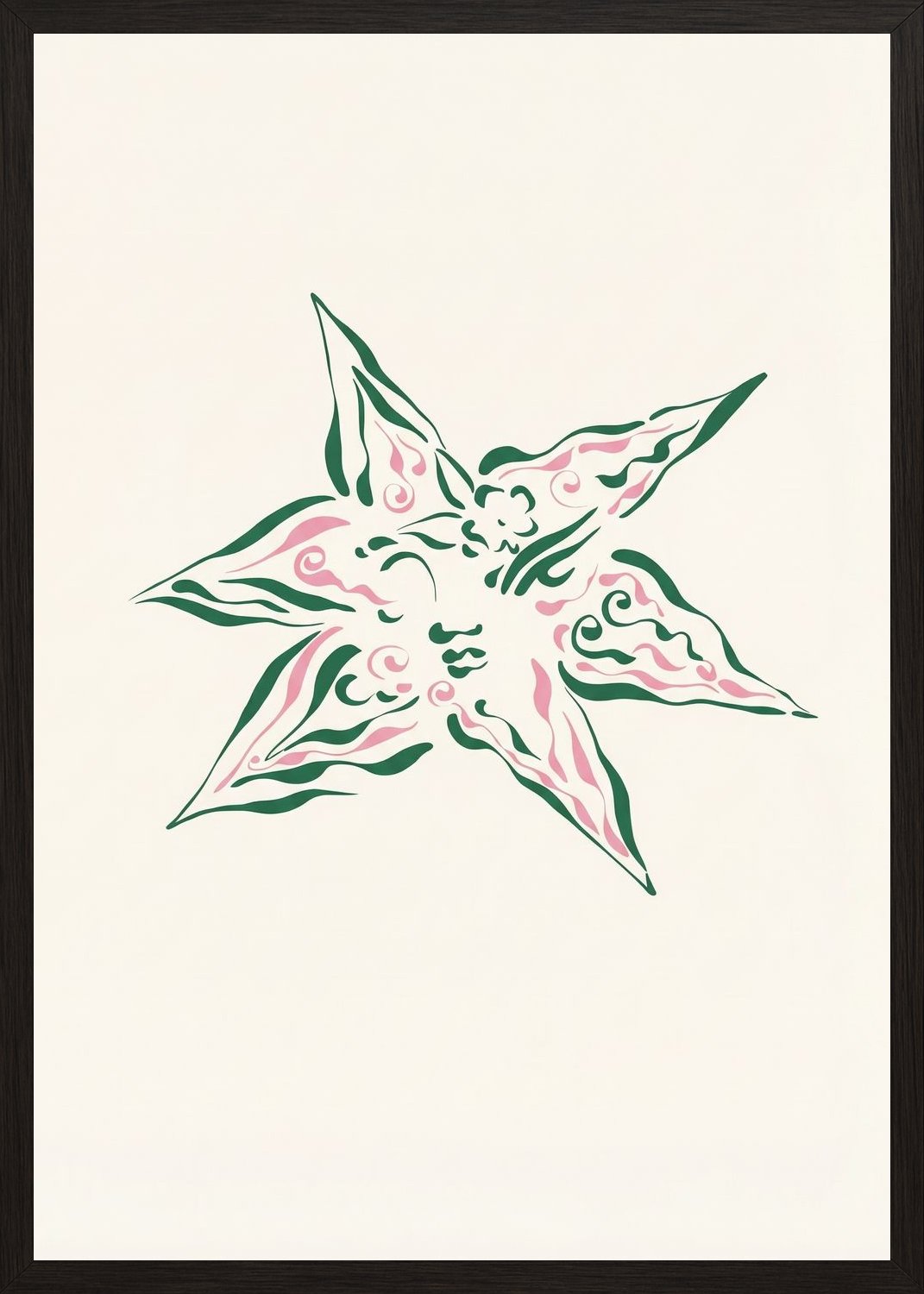 Poster in black frame