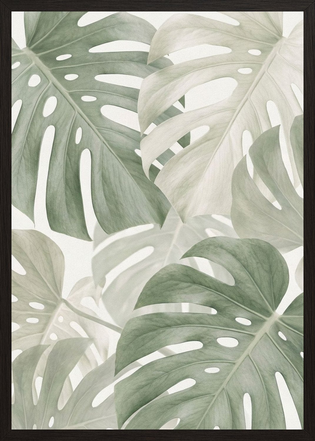 Poster in black frame