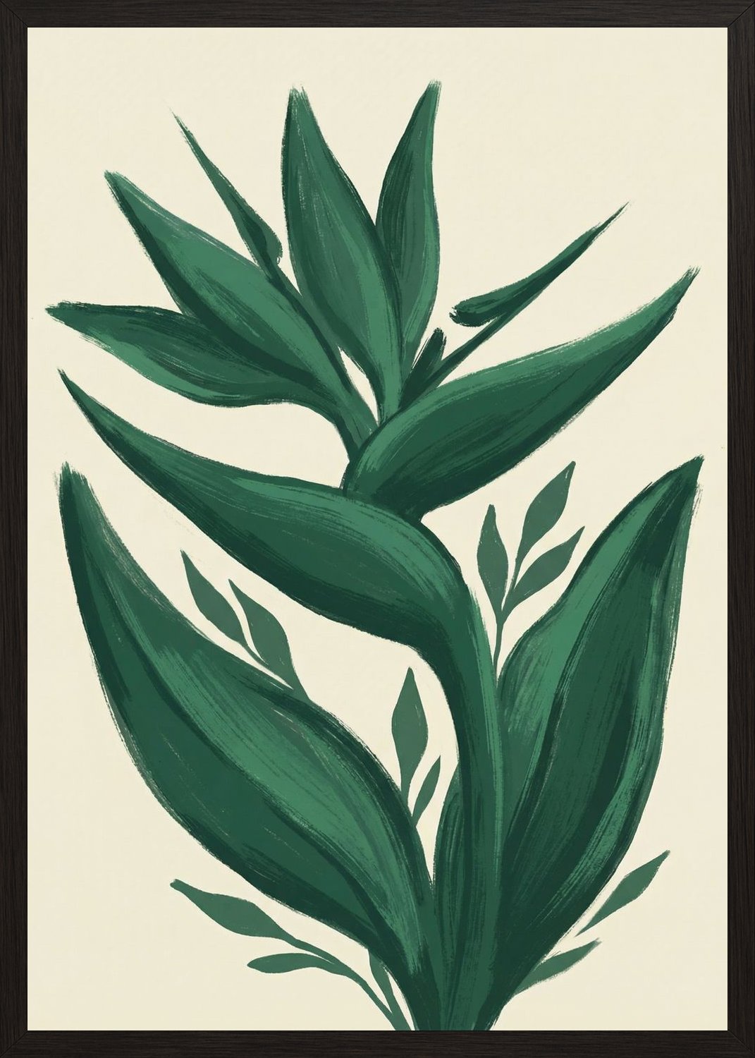 Poster in oak frame