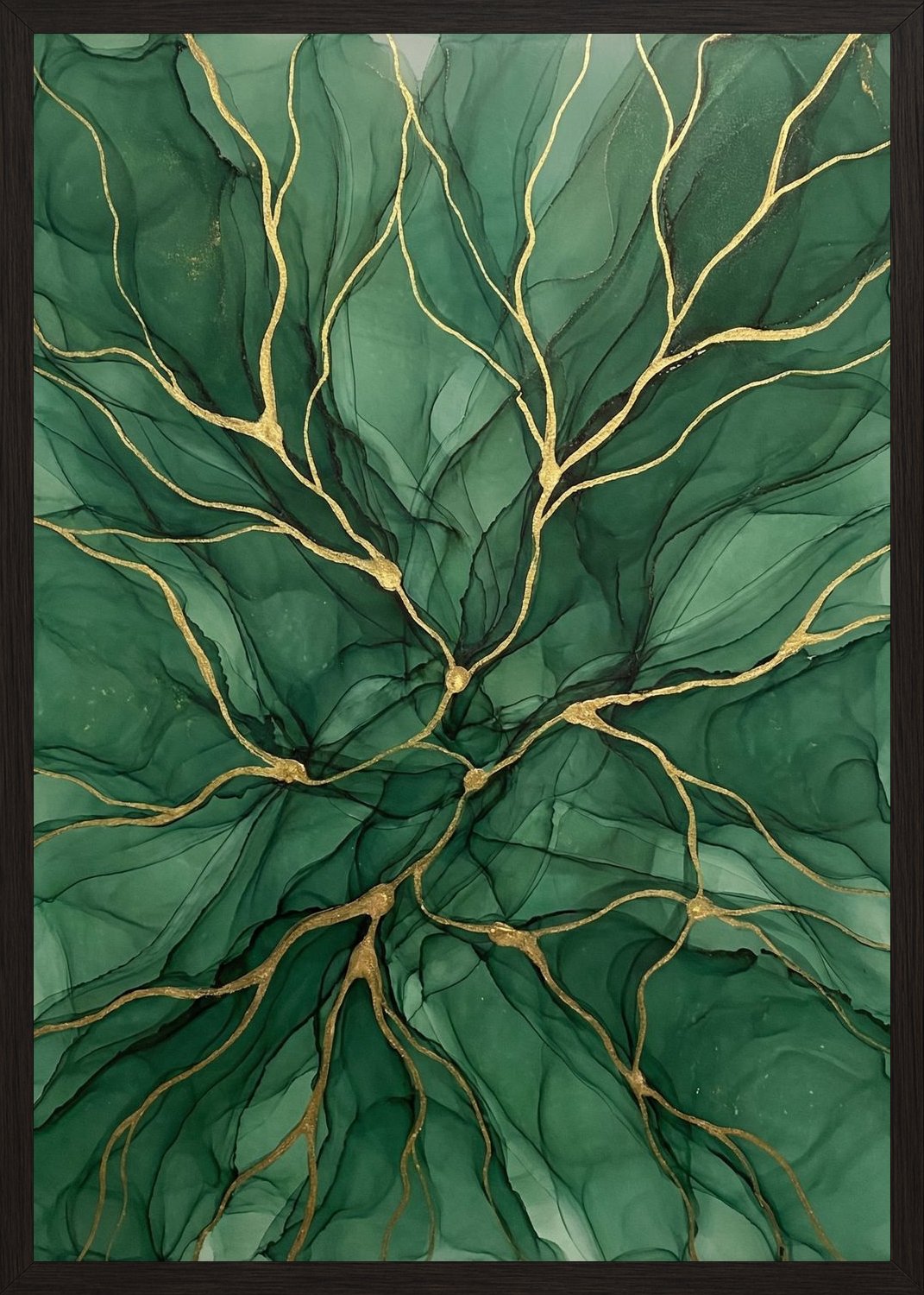 Poster in oak frame