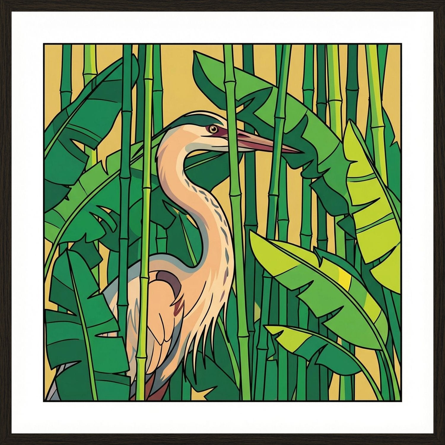 Poster in oak frame