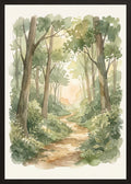 Poster in oak frame