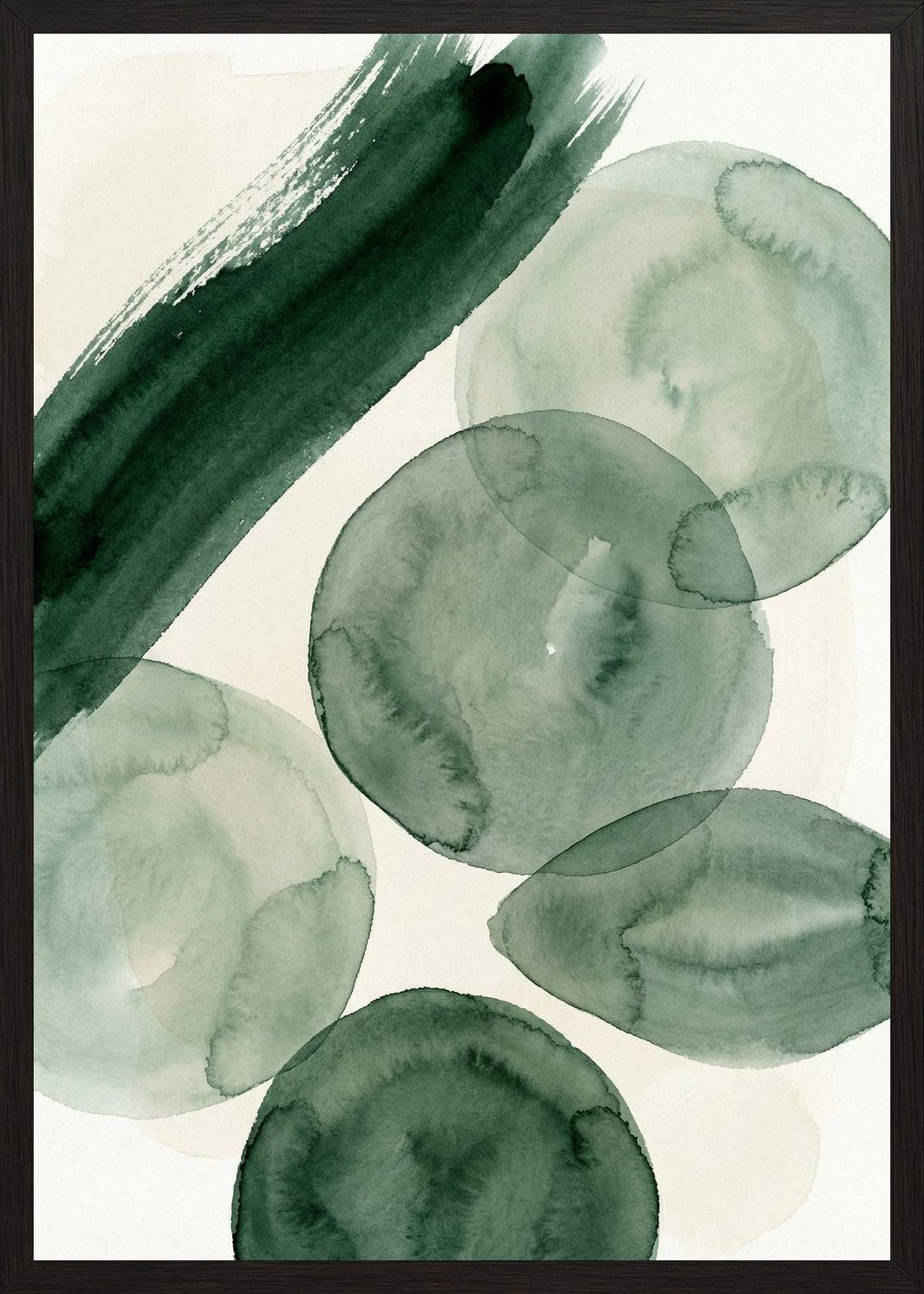 Poster in black frame