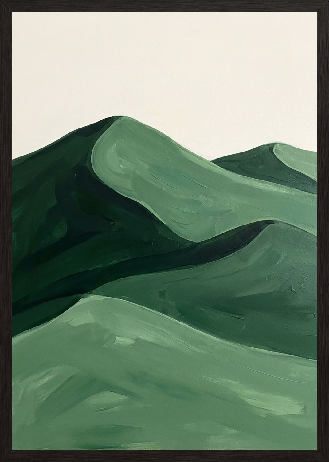 Poster in black frame