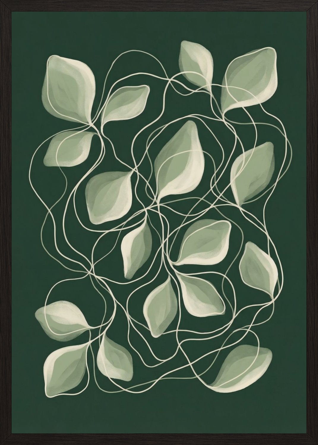 Poster in oak frame
