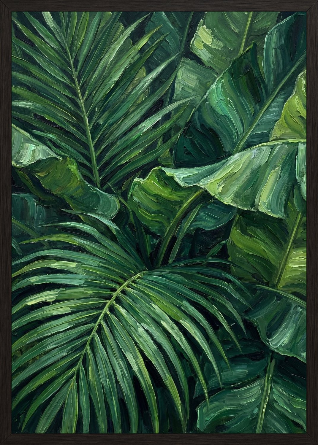 Poster in black frame
