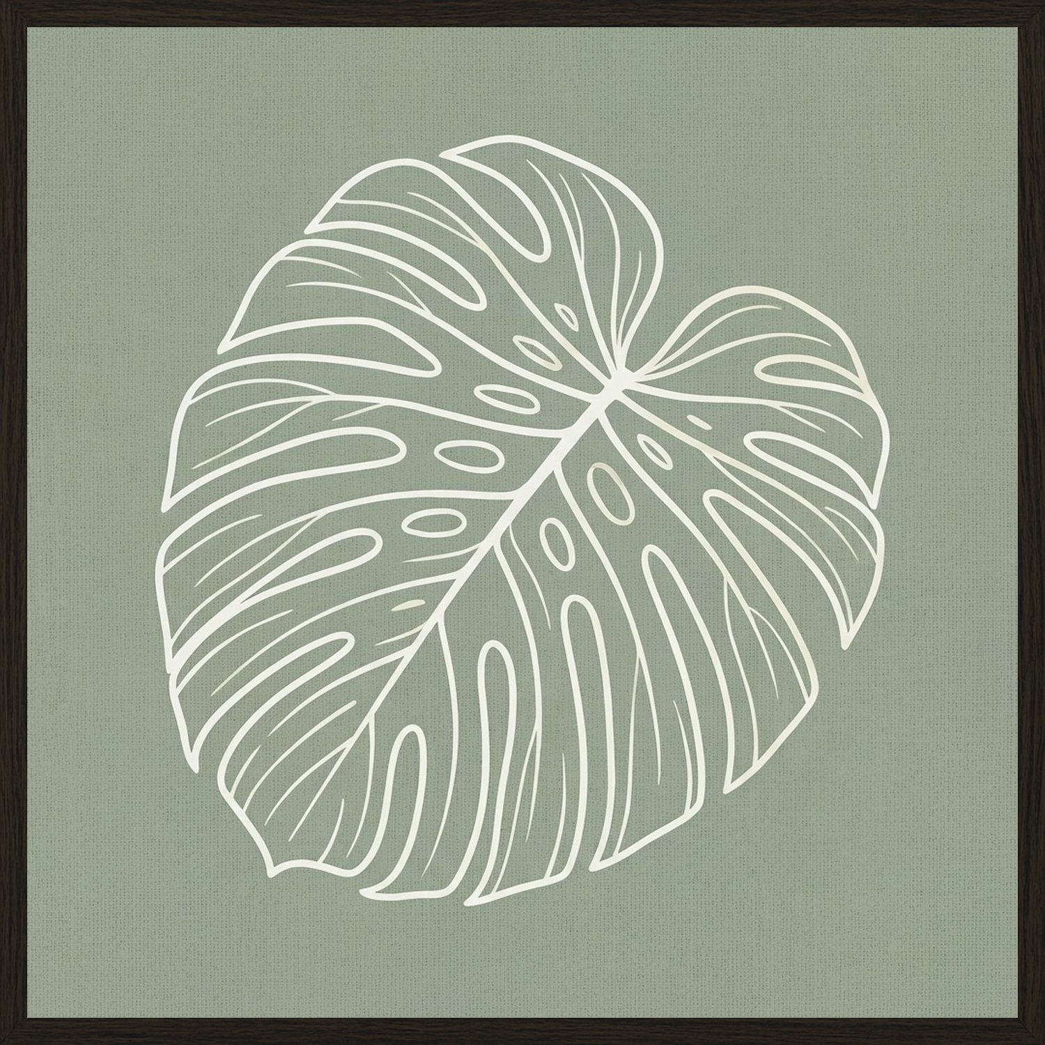 Poster in black frame