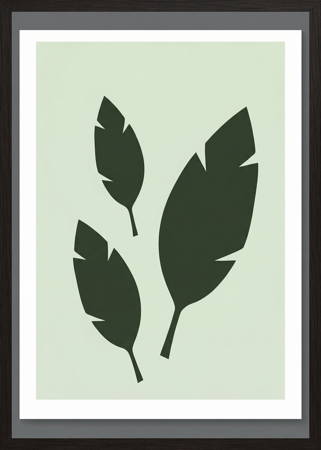 Poster in black frame