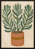 Poster in black frame