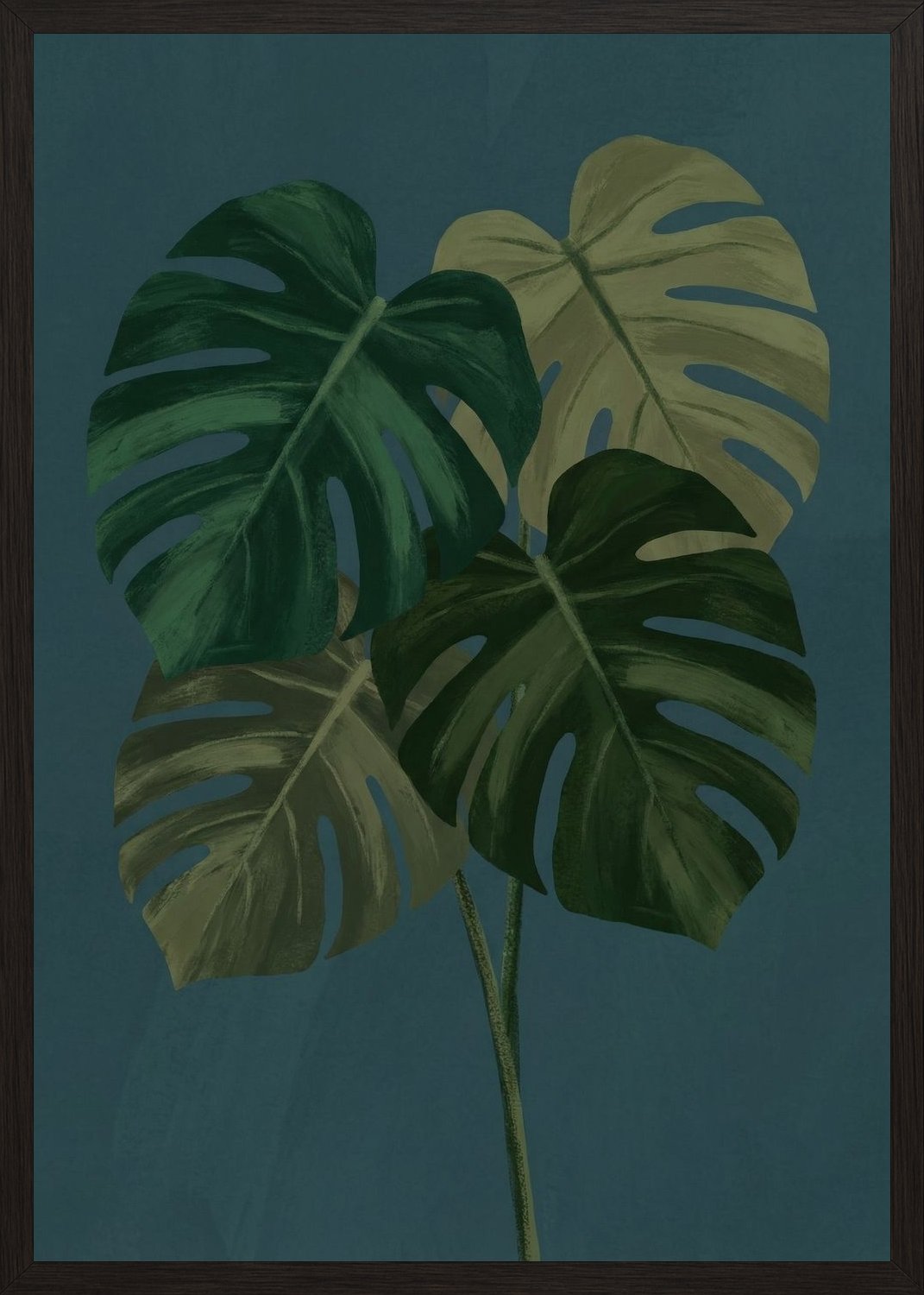 Poster in black frame