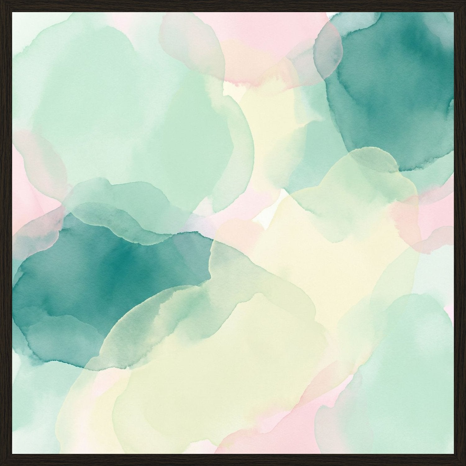 Poster in black frame