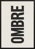 Poster in black frame