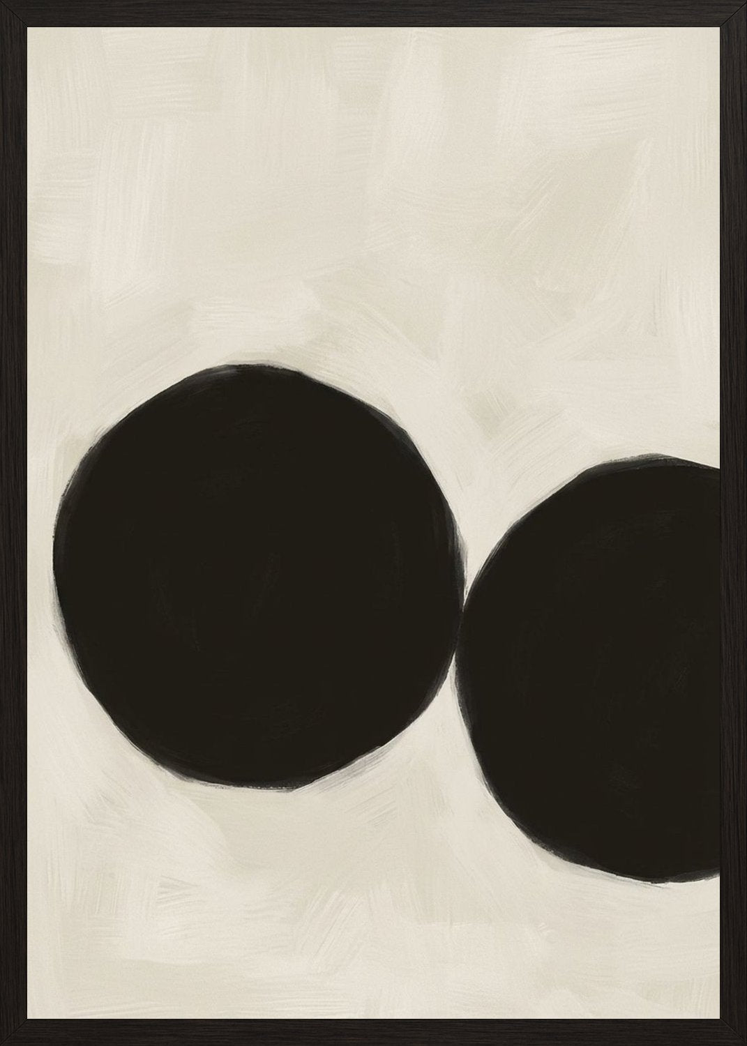 Poster in black frame