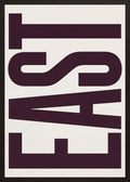 Poster in black frame