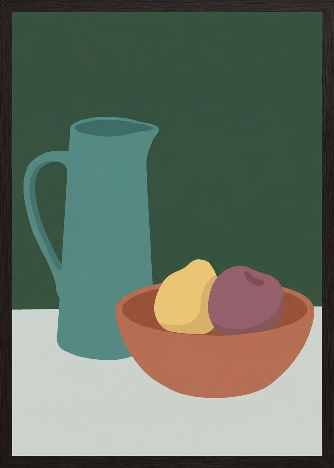 Poster in oak frame