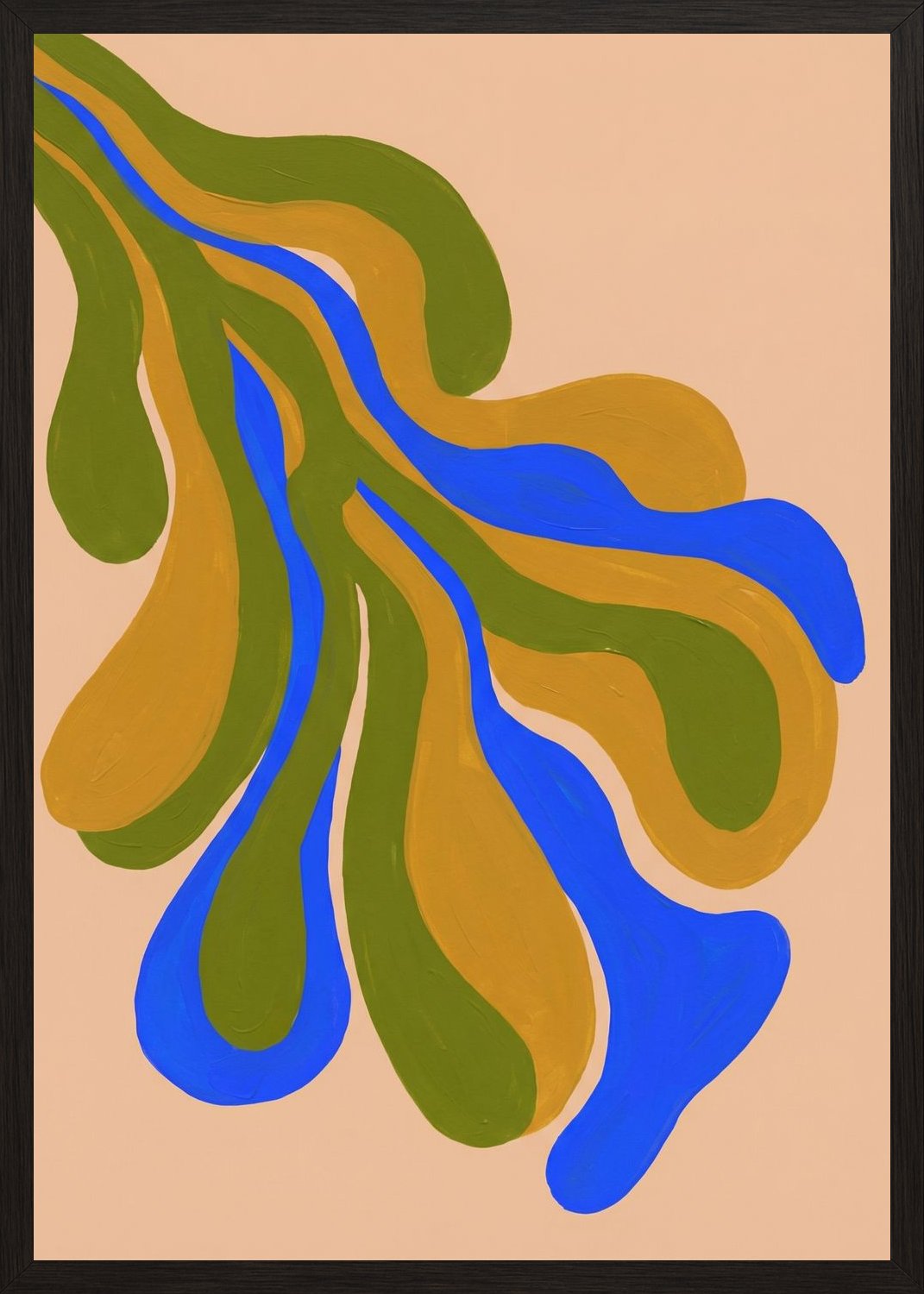 Poster in oak frame