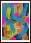 Poster in black frame