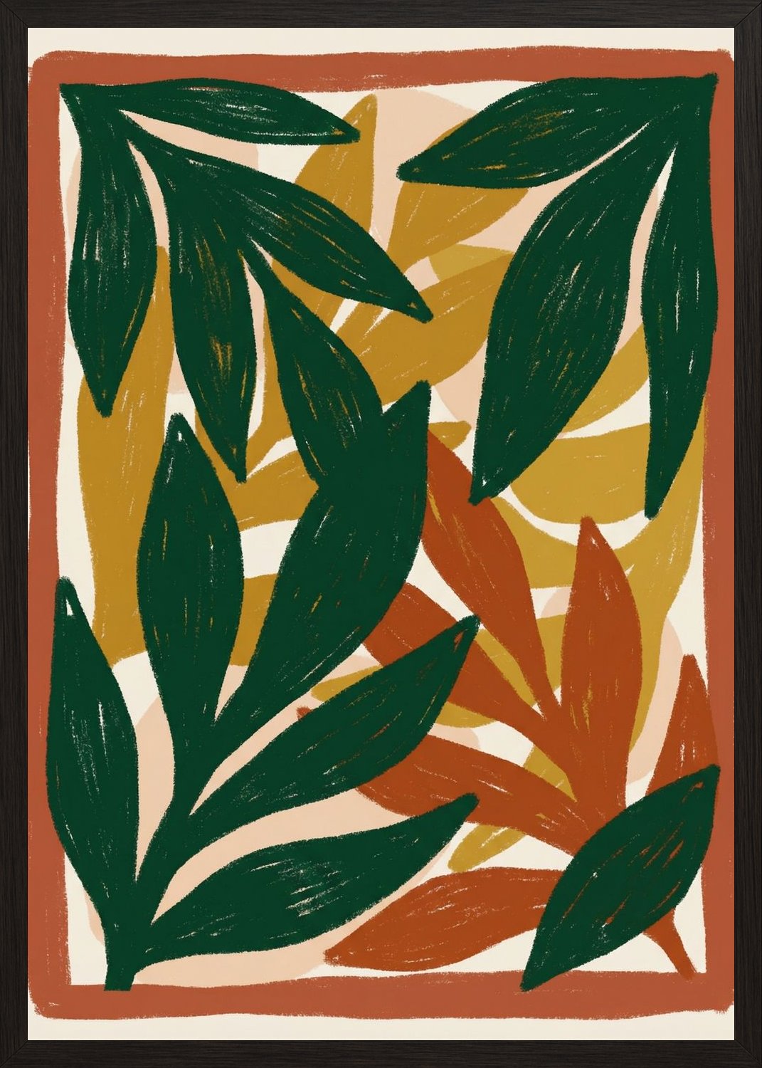 Poster in oak frame
