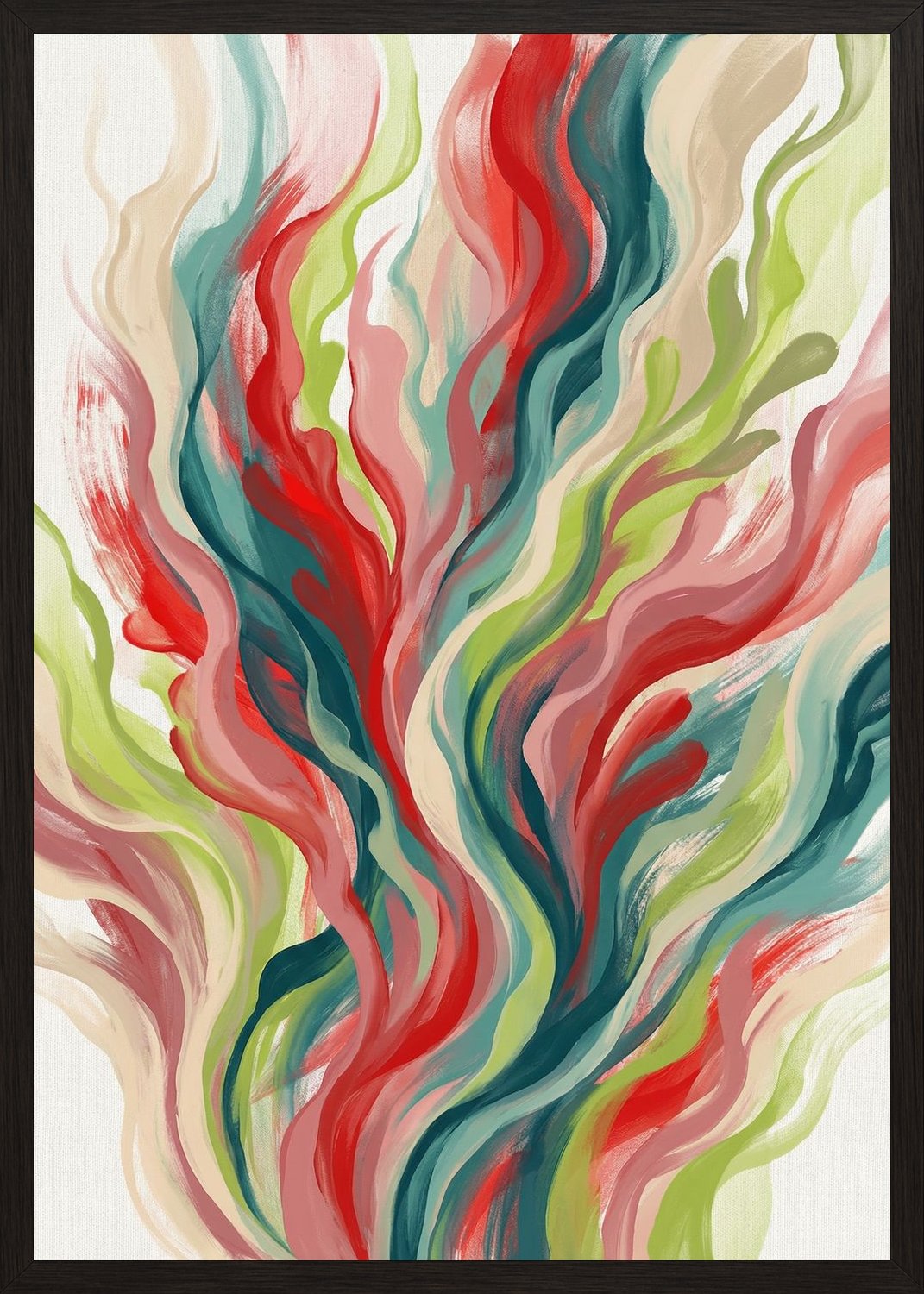 Poster in black frame