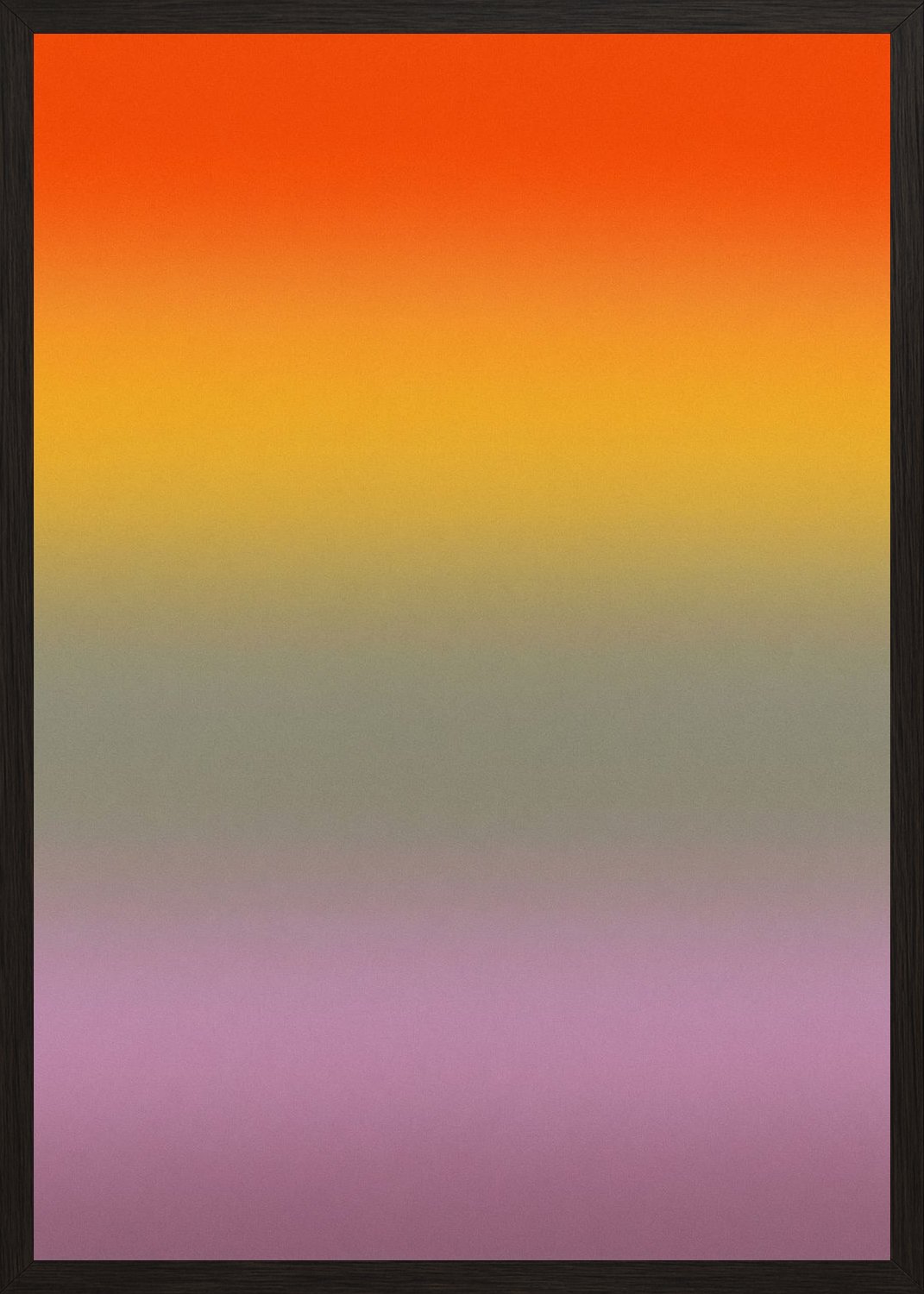Poster in black frame