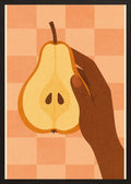 Poster in black frame