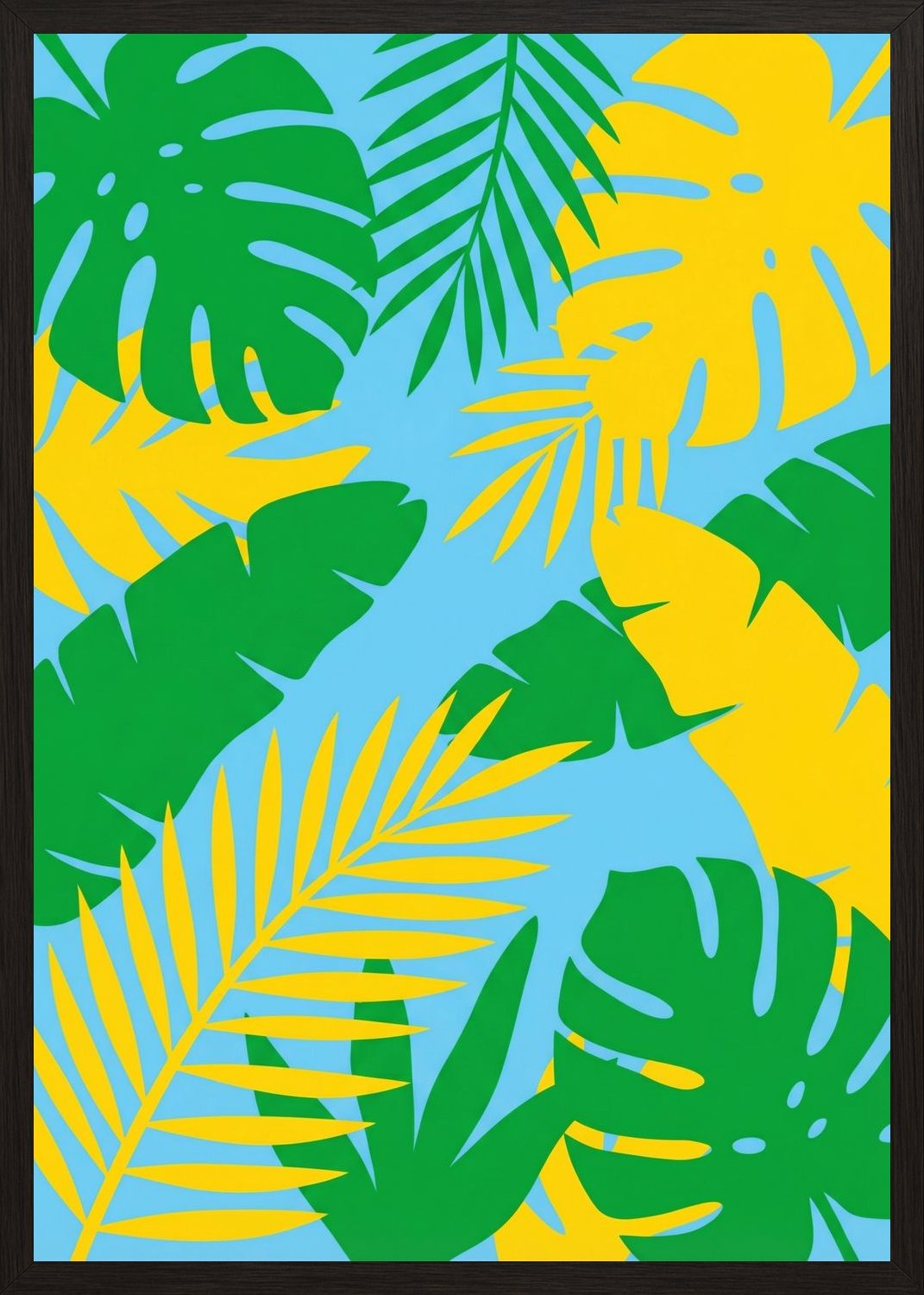 Poster in oak frame