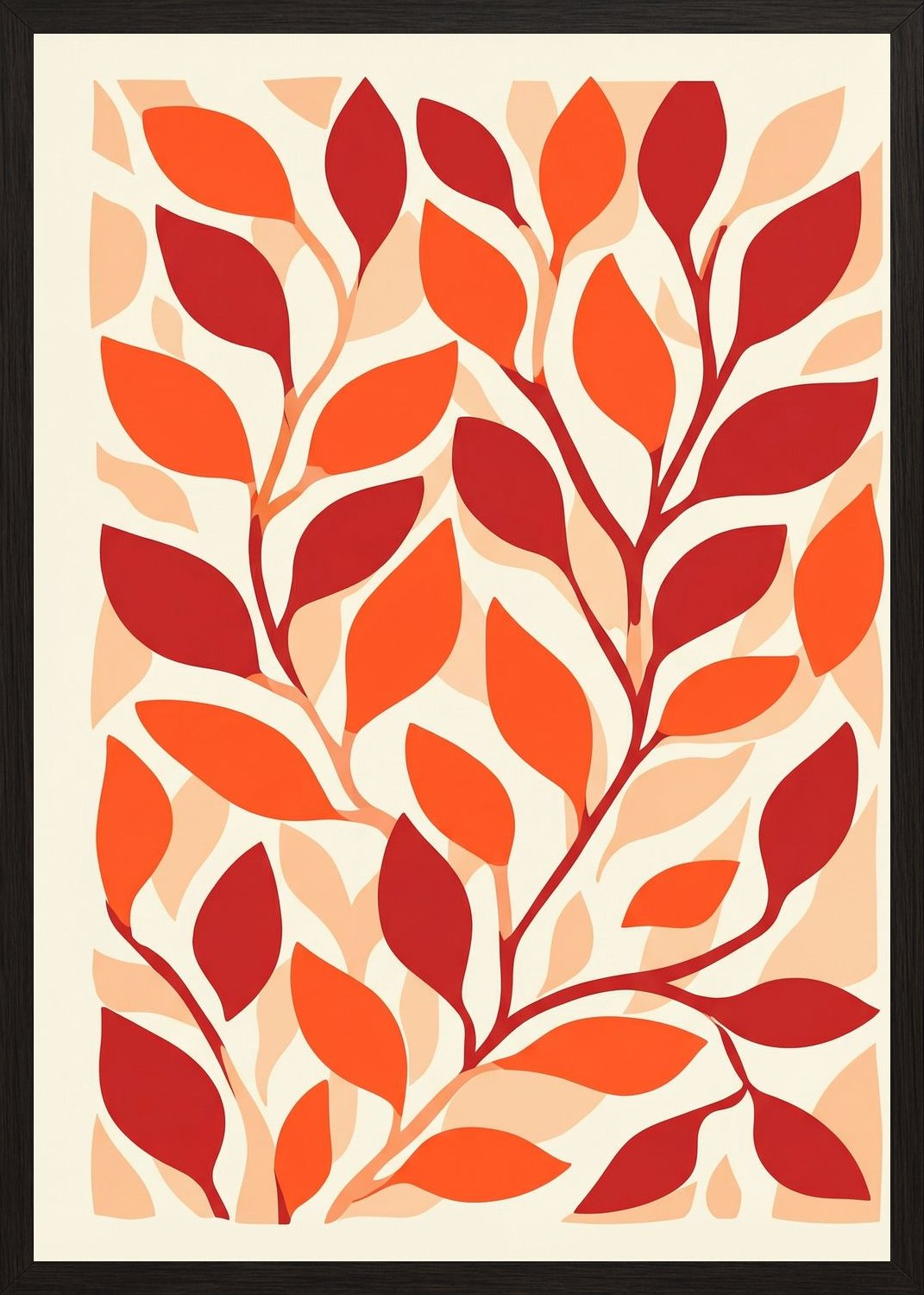 Poster in black frame