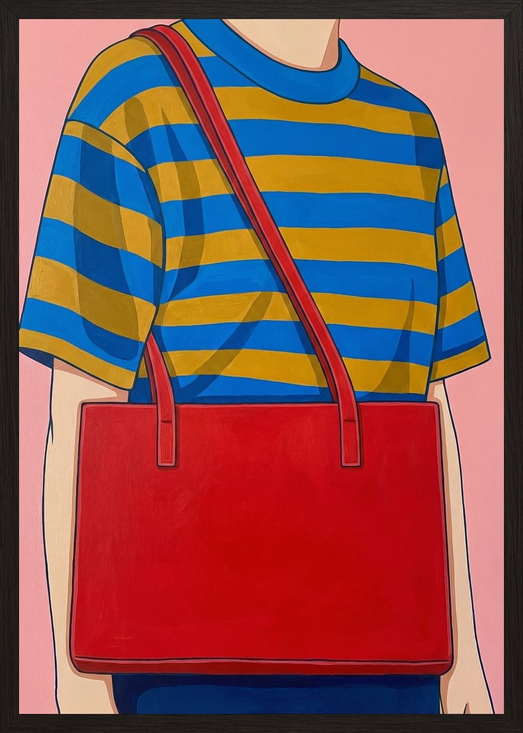 Poster in black frame