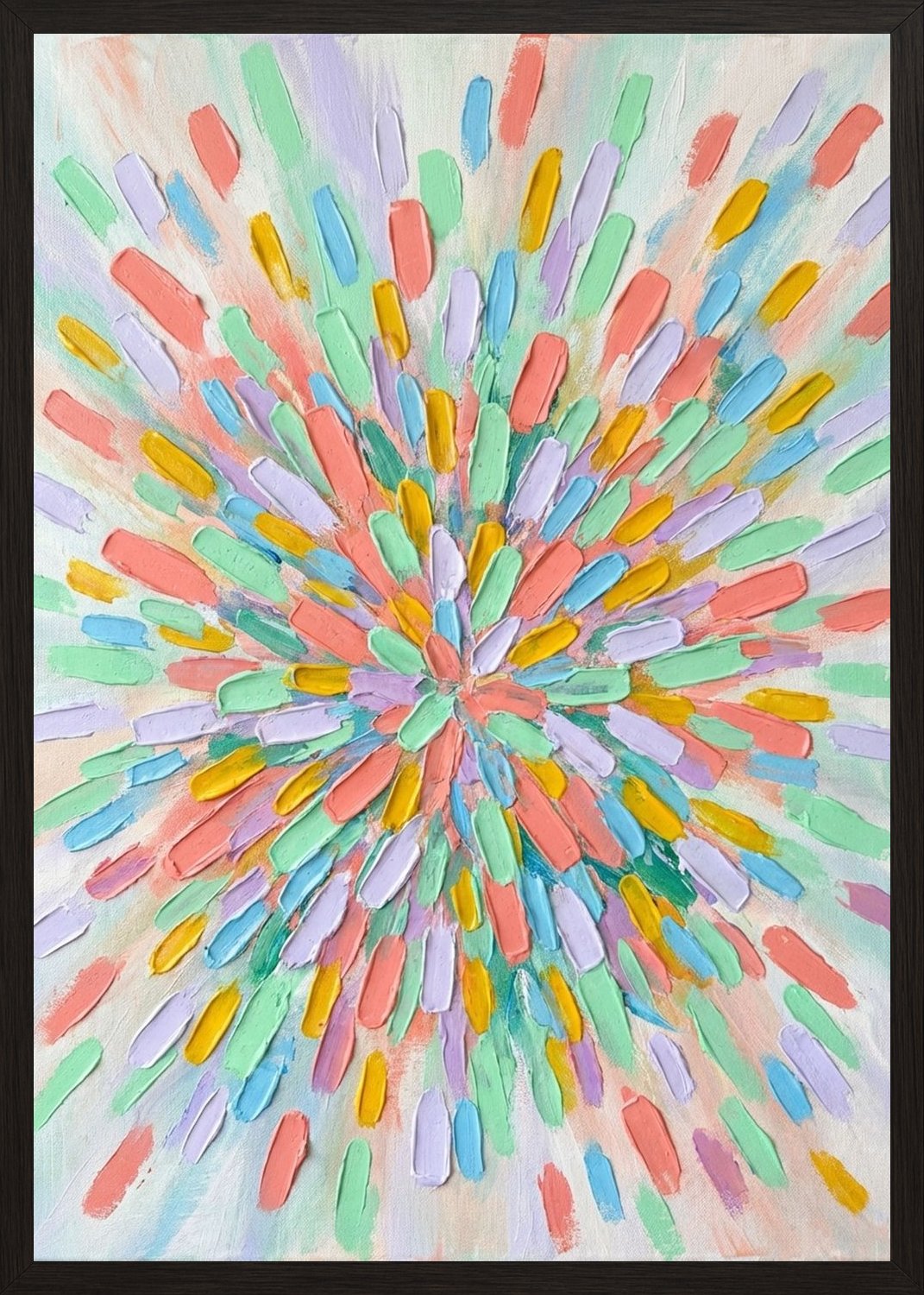 Poster in black frame