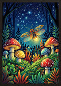 Poster in oak frame