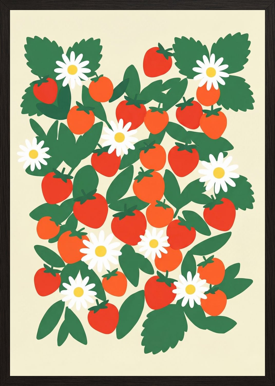 Poster in black frame