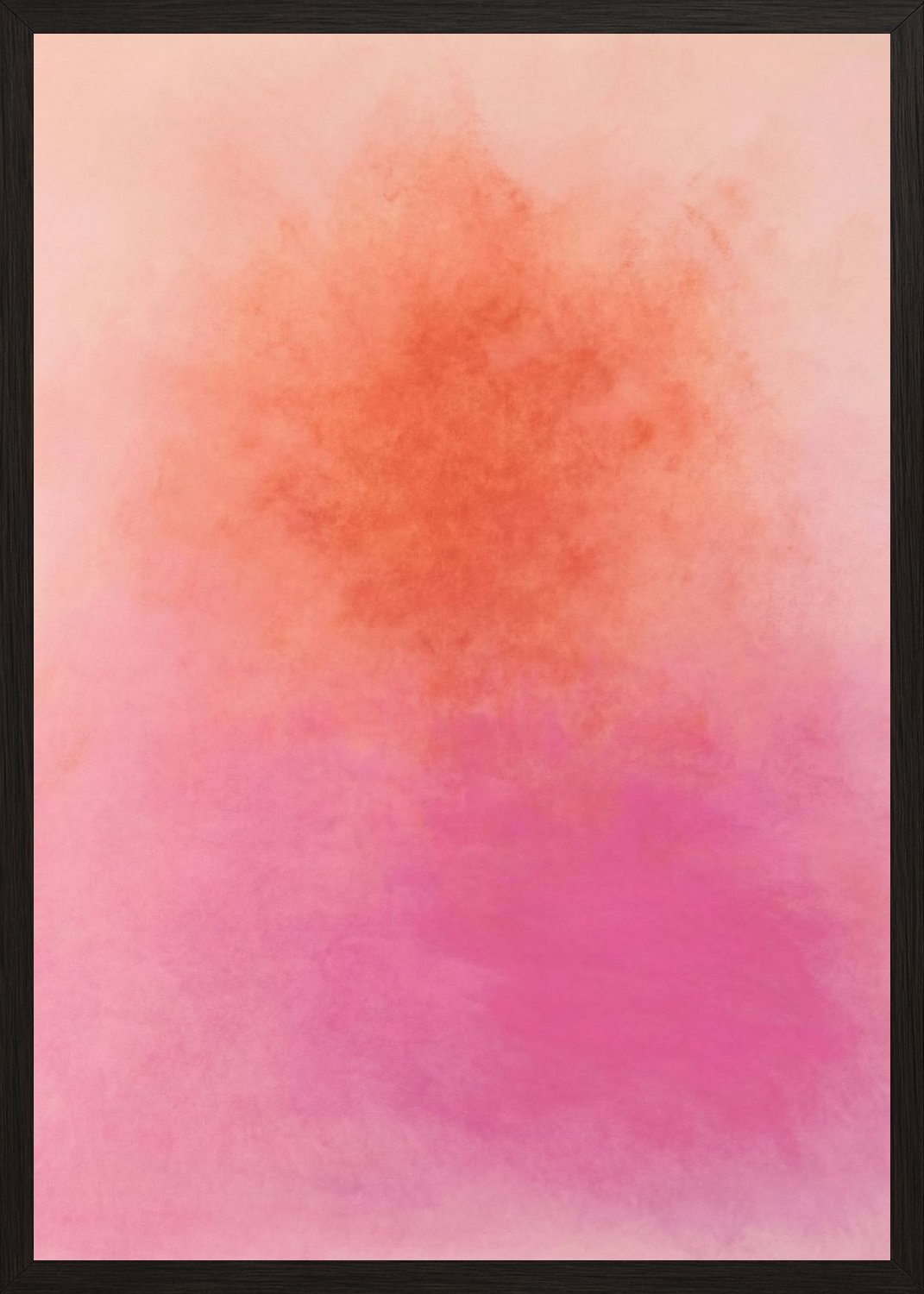 Poster in black frame