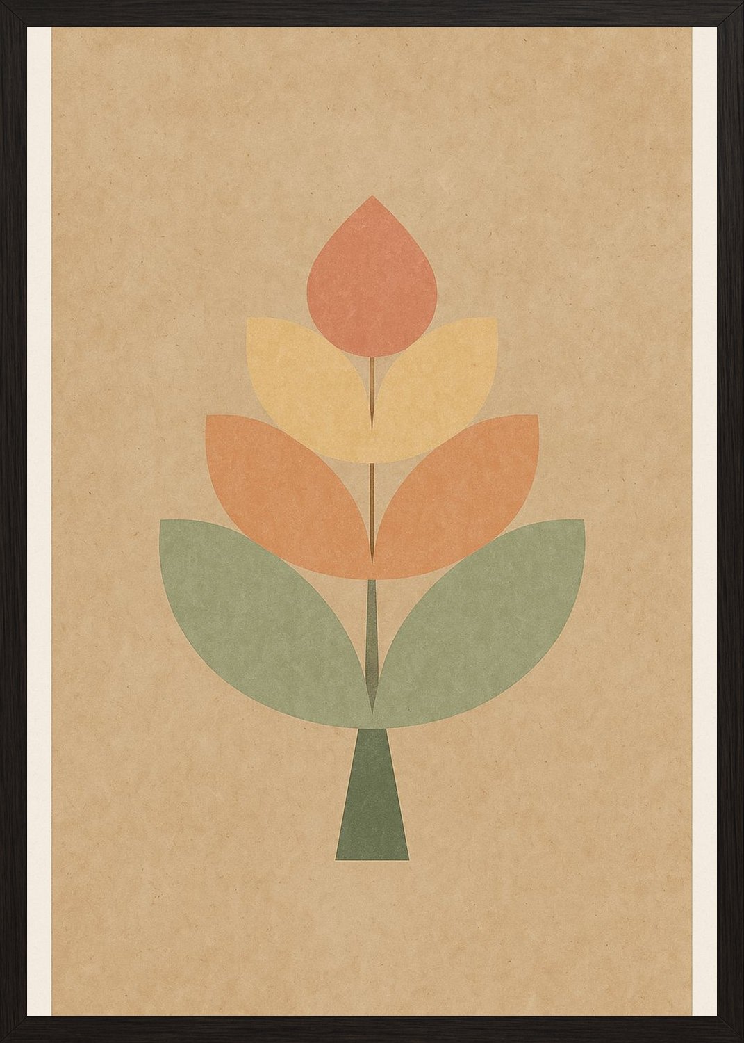 Poster in black frame