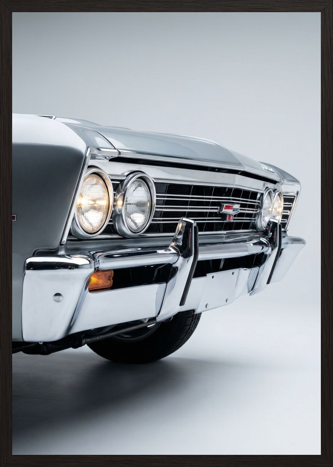 Poster in black frame