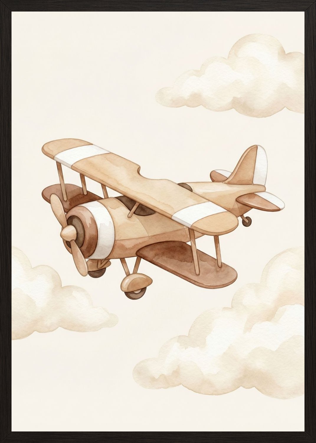 Poster in oak frame
