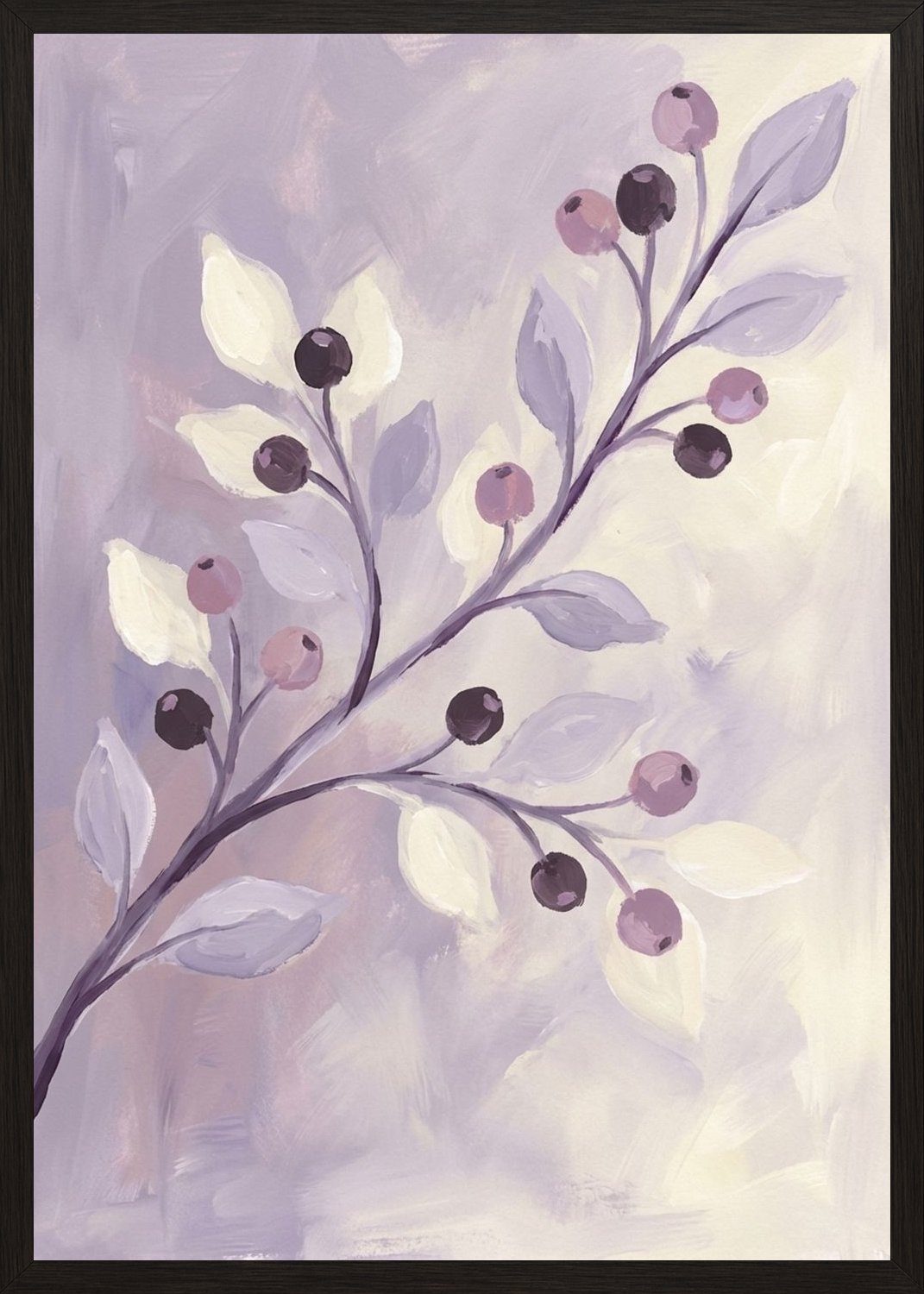 Poster in black frame