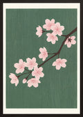 Poster in black frame