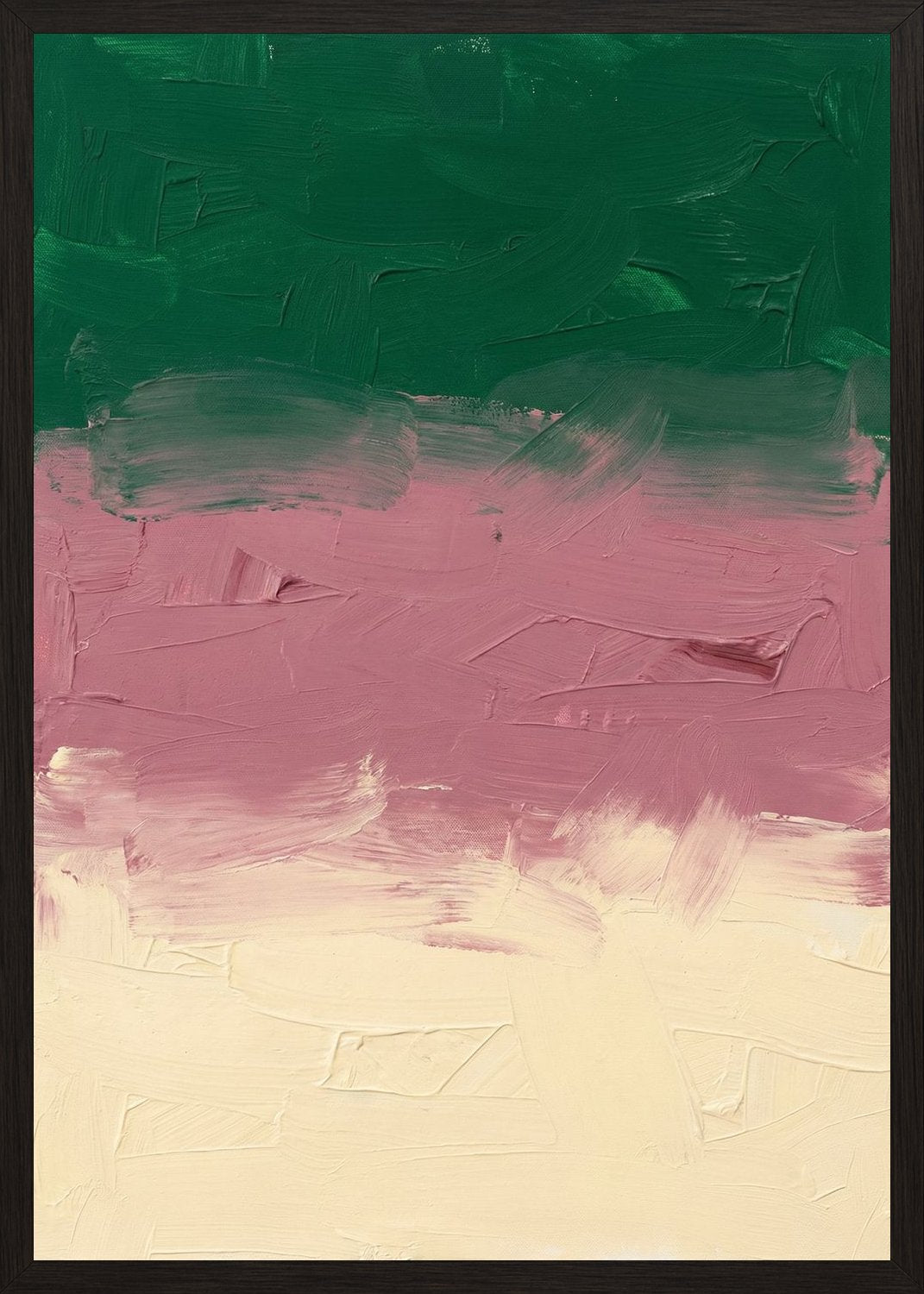 Poster in black frame